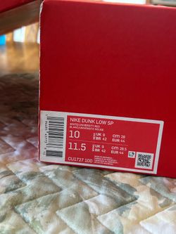 NIKE DUNK LOW SP WHITE/UNIVERSITY RED BLANC/UNIVERSITE ROUGE 10