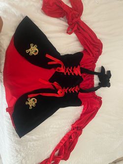 Women Pirate Costume Size S/M