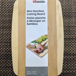 Culinary Elements Bamboo Cutting Board, Charcuterie Serving Platter.  Handcrafted Truly Green! 9"x6".

Truly green! Uses renewable bamboo materials. 