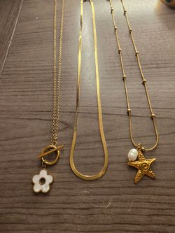 Stainless steel necklaces and bracelets