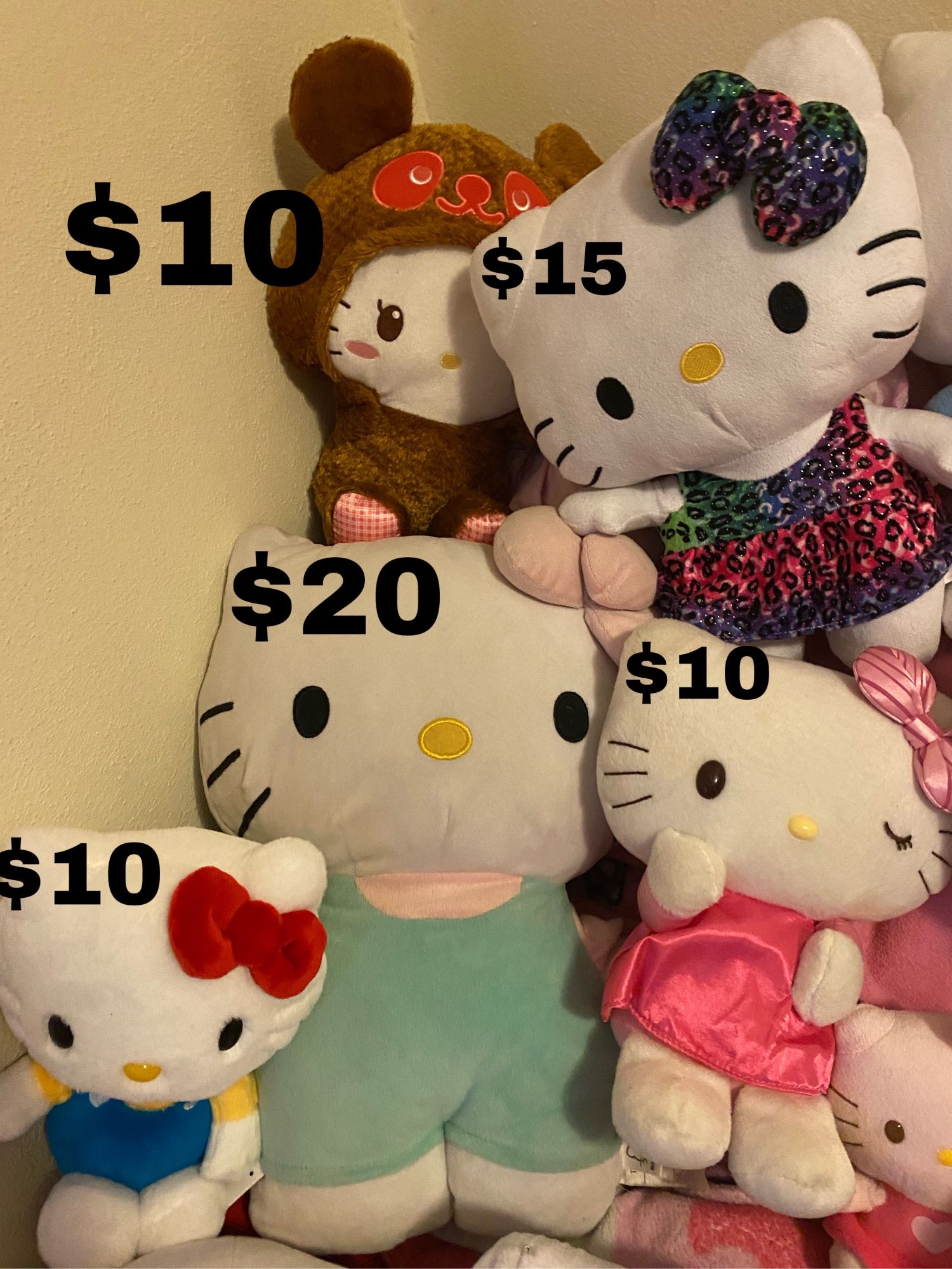 Hello Kitty Plushes