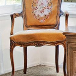 Two Antique Queen Anne Chairs
