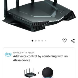 NETGEAR Nighthawk Pro Gaming XR500 Wi-Fi Router with 4 Ethernet Ports and Wireless Speeds Up to 2.6 Gbps, AC2600