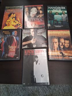 7 dvd movies pre owned