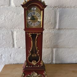 Vintage Schmid Miniature 8 Day Grandfather Clock