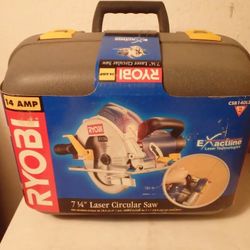 NEW Ryobi CSB140LZK 7 1/4" Laser Circular Saw Exactline