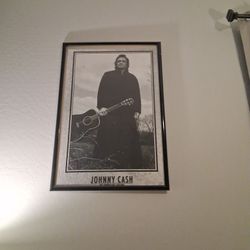 Johnny Cash Framed Poster