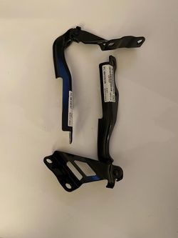 2014-2018 MAZDA 3 SPORT PAIR OF HOOD HINGES BLACK 2PCS
