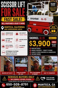 Scissor Lift for sale