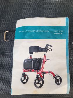 Rollator walker for seniors