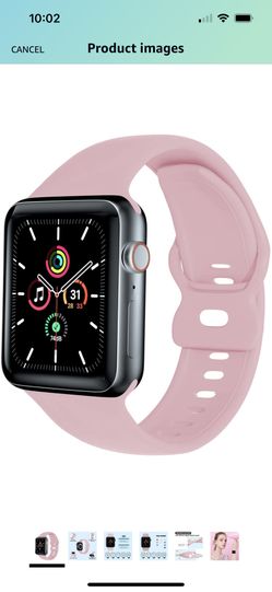 Apple Watch Band 38mm 40mm 41mm for Women Men, iWatch Band Soft Adjustable Apple Watch Sport Band Replacement for Apple Watch Series 7 6 5 4 3 2 1 SE（
