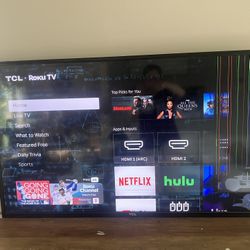 🛠️ For Sale: TCL Roku TV – Damaged Screen (For Parts or Repair) – $20 OBO