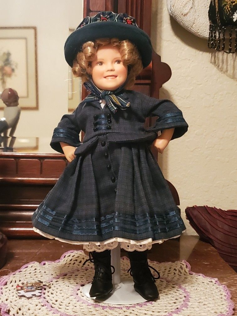 Vintage Shirley Temple The Littlest Rebel Danbury Mint Doll