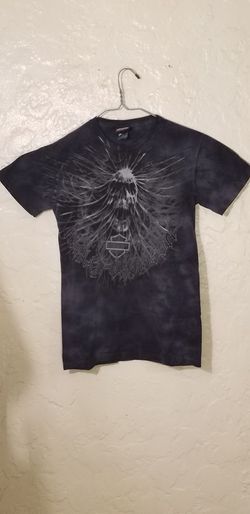 Harley-Davidson Men's Webbed Skull Short Sleeve T-Shirt Charcoal Size Small