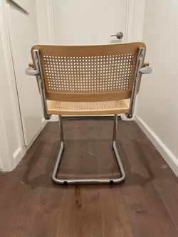 Mid Century Modern Cane Cesca Chairs, Italian Marcel Breuer Replicas Thumbnail