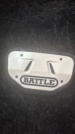 battle white back plate