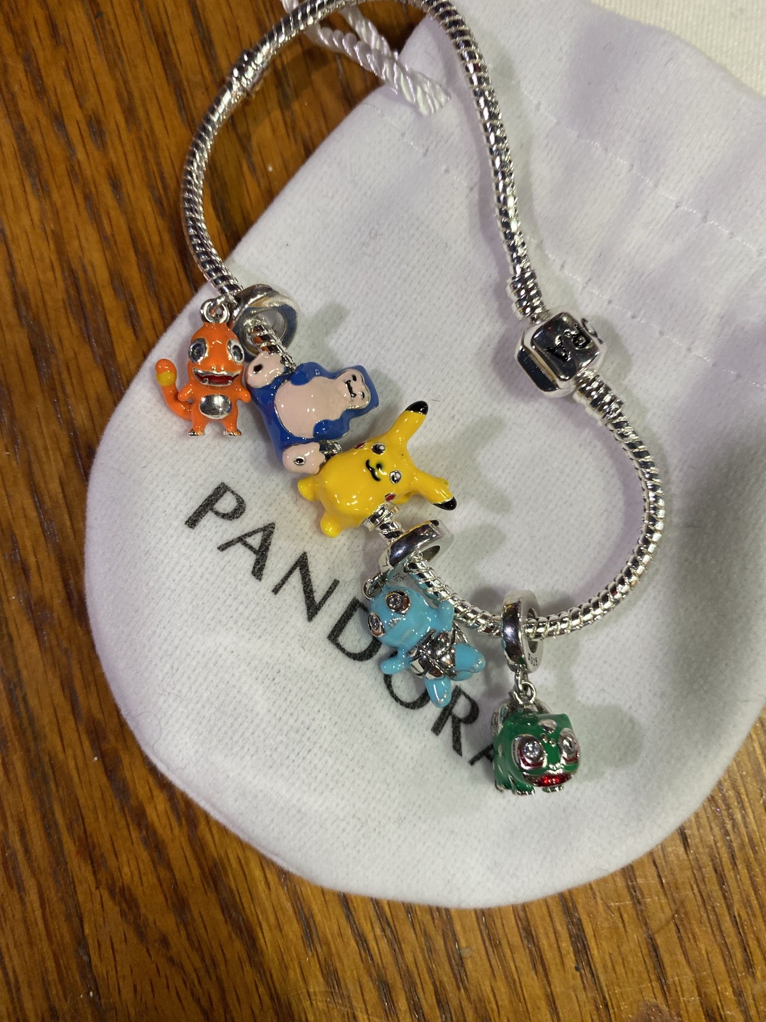 Pokémon Pandora Bracelet Charms 925 Silver