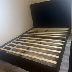 Queen Platform Bedframe With Headboard 