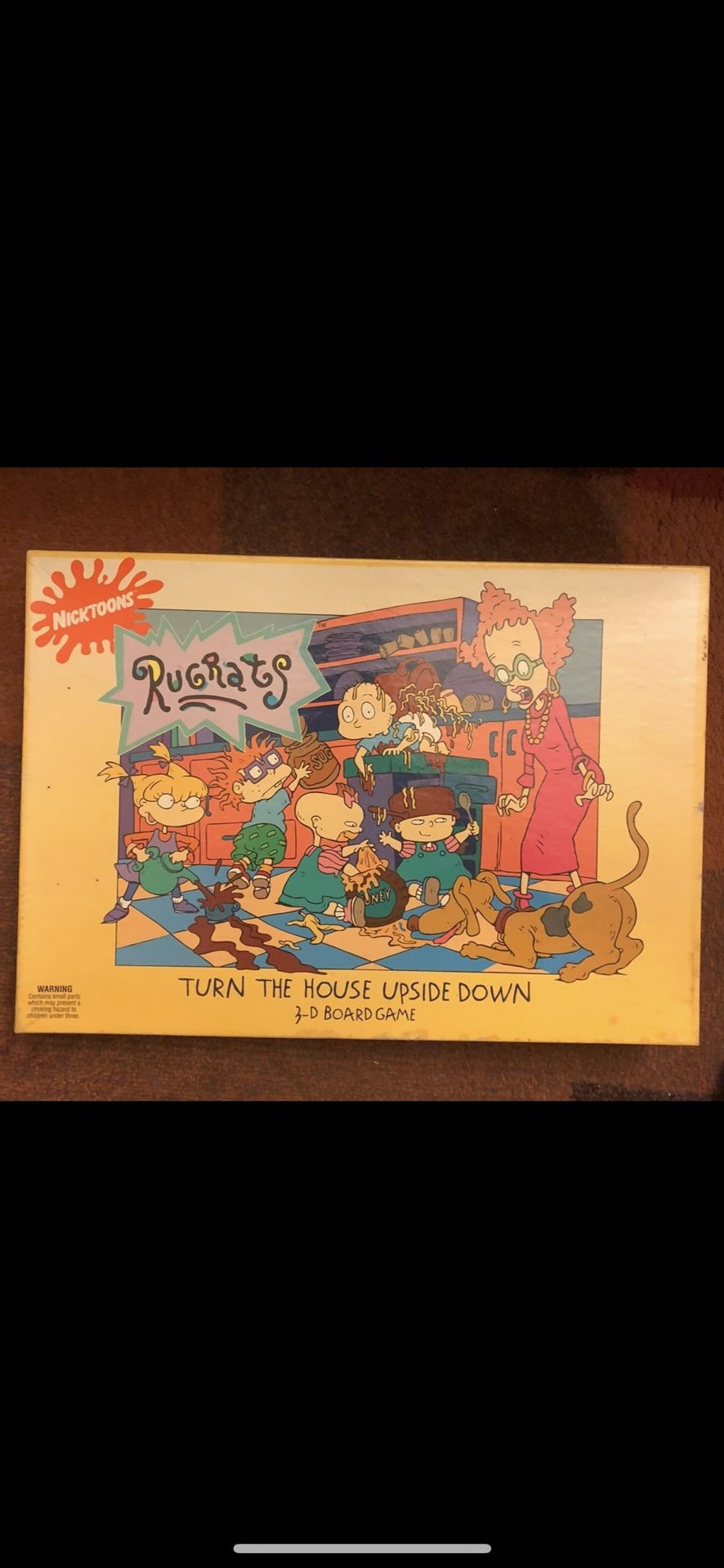 1992 Nickelodeon Rugrats 3D Board Game Turn The House Upside Down