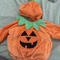 Pumpkin baby Halloween costume