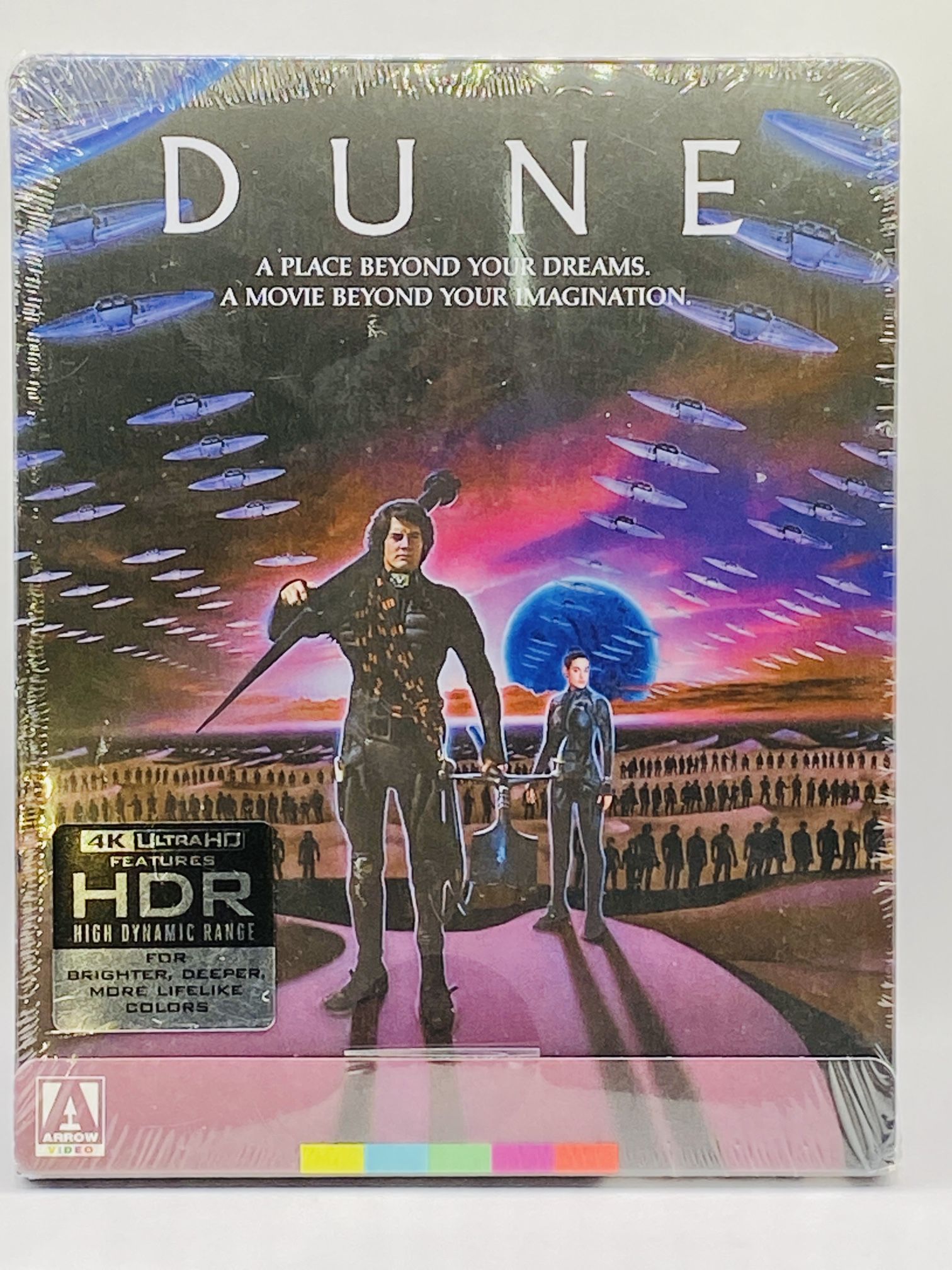 Dune w/ Steelbook Case (4K UHD + Blu-ray, 3 Discs, Region Free) *NEW/SEALED* ДЮНА