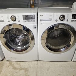 LG Commercial Washer And Dryer Front Loader Set 