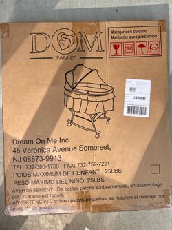 Dream On Me Lacy 2-in-1 Bassinet & Cradle