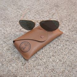 Ray-Ban Aviator Sunglasses - Gold Frame (Old)