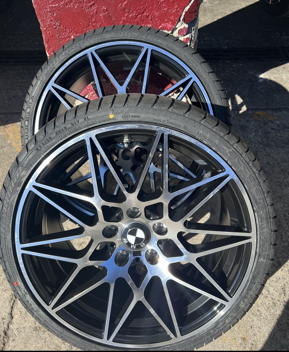 Bmw 2019 Up New Body 3 Ser Only 5x112 New M3 Style Rims Tire Set for ...