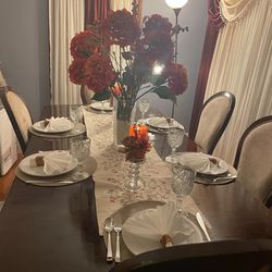 Used Dining Table Six Chairs 