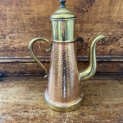 Vintage Copper Coffee Pot