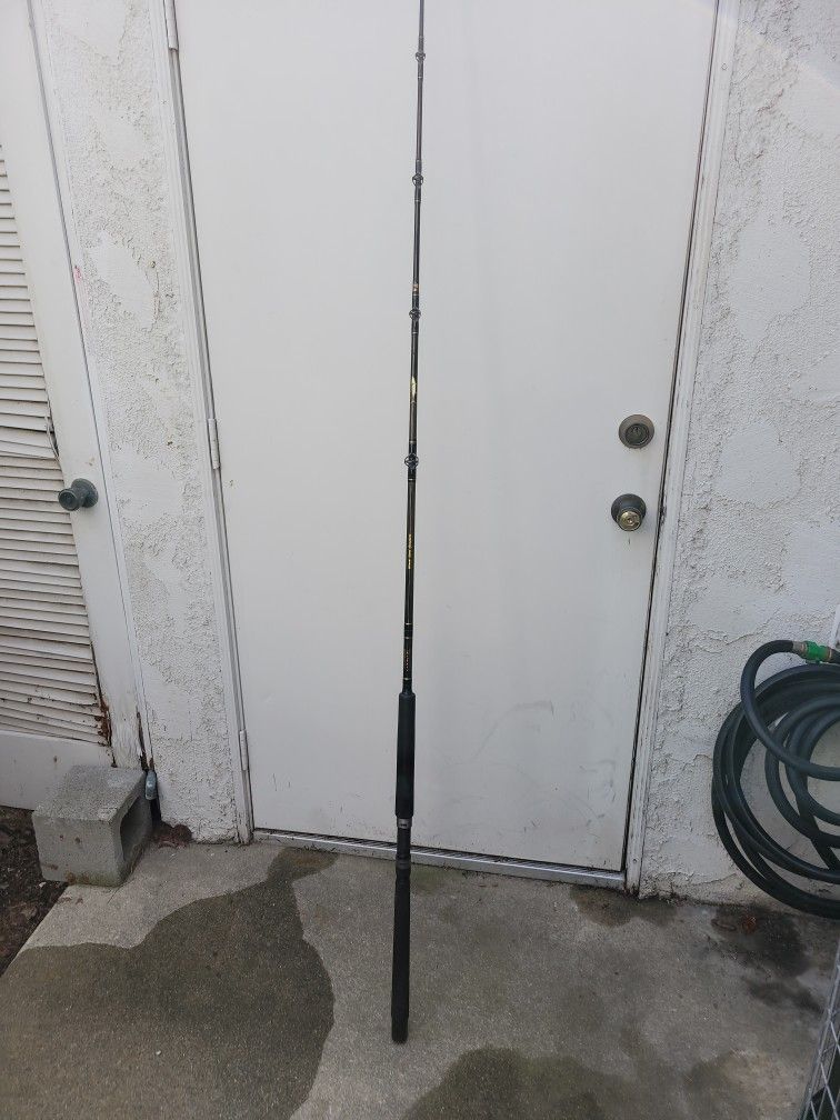 Vintage Seeker Black steel graphite.
Fishing rod salt or fresh
