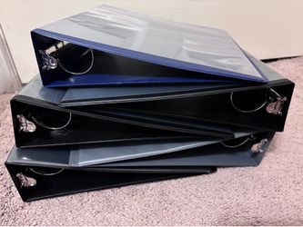 5 new 2” binders