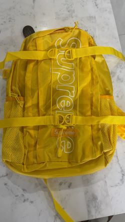 yellow supreme bag