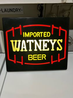 Vintage Watneys beer light.