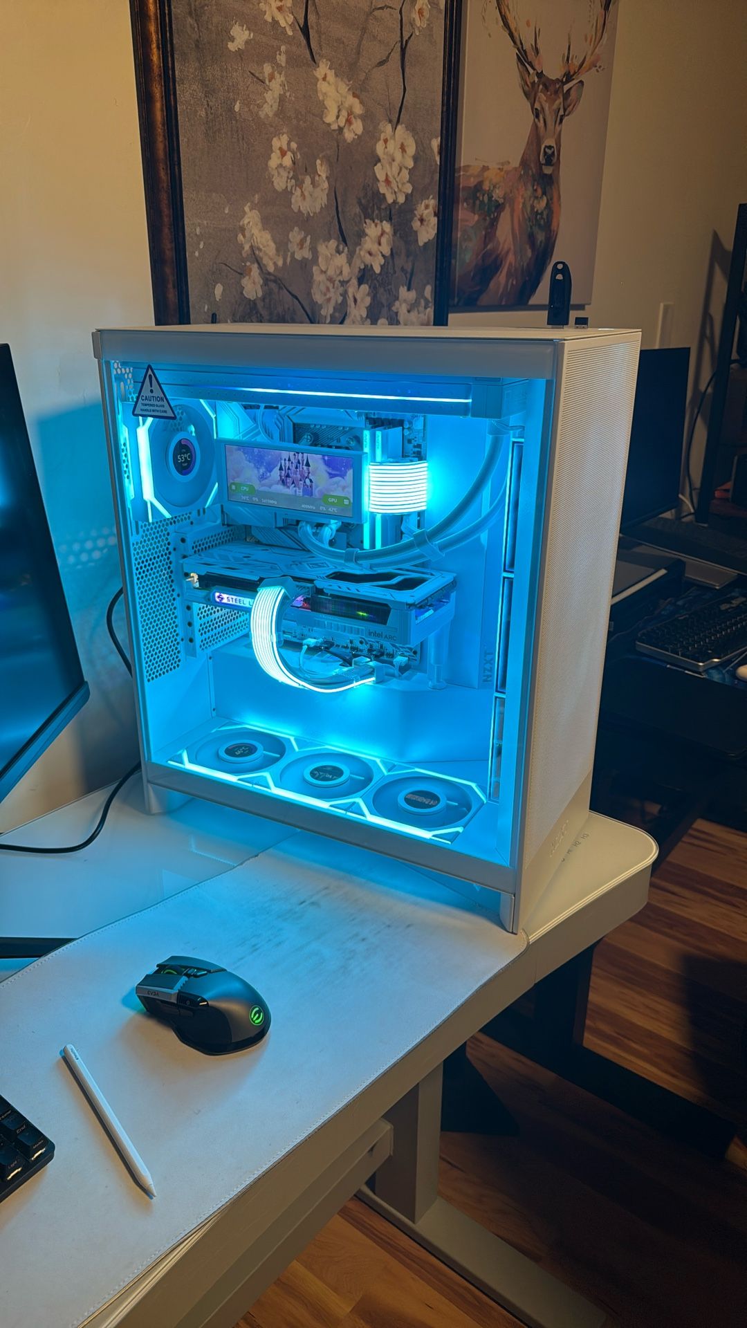White Gaming Pc