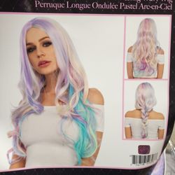 Pastel Rainbow wig