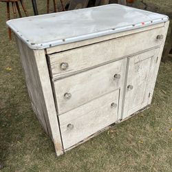 Antique Farm House Cabinet /Sideboard 