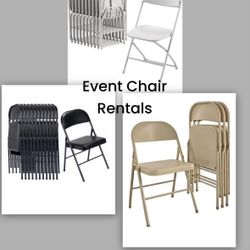 Event Metal Chairs (Booking)