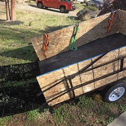 8ft × 5ft gravity tilt trailor