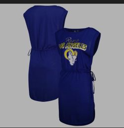 Los Angeles Rams
Women's Los Angeles Rams G-III 4Her by Carl Banks Royal G.O.A.T. Swimsuit Cover-Up