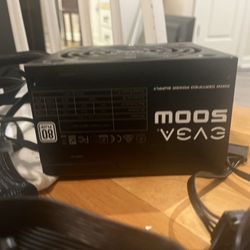 EVGA 500 W1, 80+ Black 