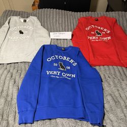 Authentic Octobers Very Own Crewneck’s Size Small