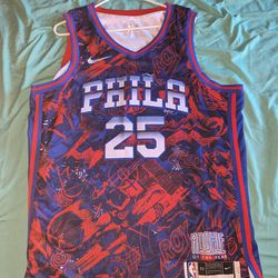 Ben Simmons Rookie of The Year Edition Philadelphia 76ers Jersey