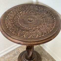 Wood Side Table
