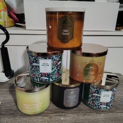 Scented 3 Wick Candles 🕯️