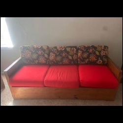Wooden Living Room/Pull out bed Set