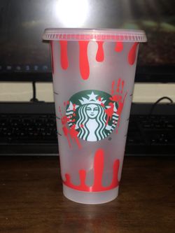 Halloween starbucks reusable cup