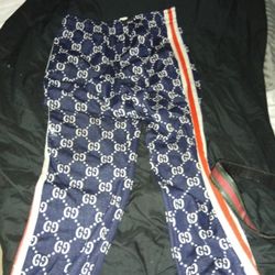 Gucci Gucci Jacquard GG Long Pants Size Medium 
