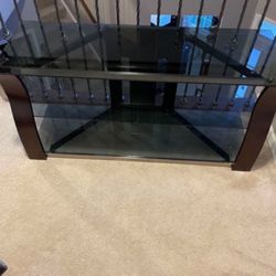 Glass TV Stand (Holds Up To 60 Inch Tv)